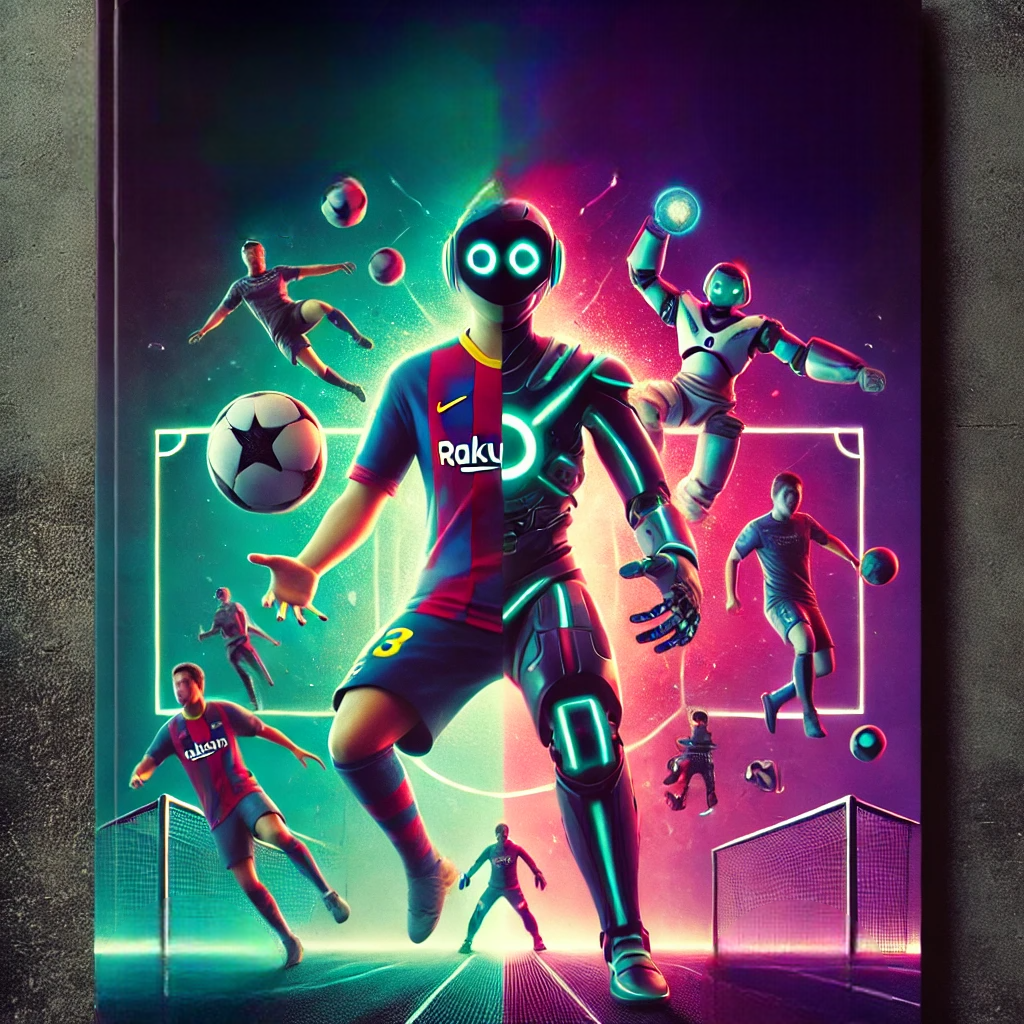 DALL·E 2024 12 05 19.10.15   Portada de revista de deportes y esports en español con el título 'Fusión' destacado en la parte superior, exactamente como en esta imagen pero extend Photoroom Photor